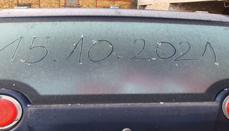 Jutarnji mraz u Itebeju (Foto: Bojan Kordin)