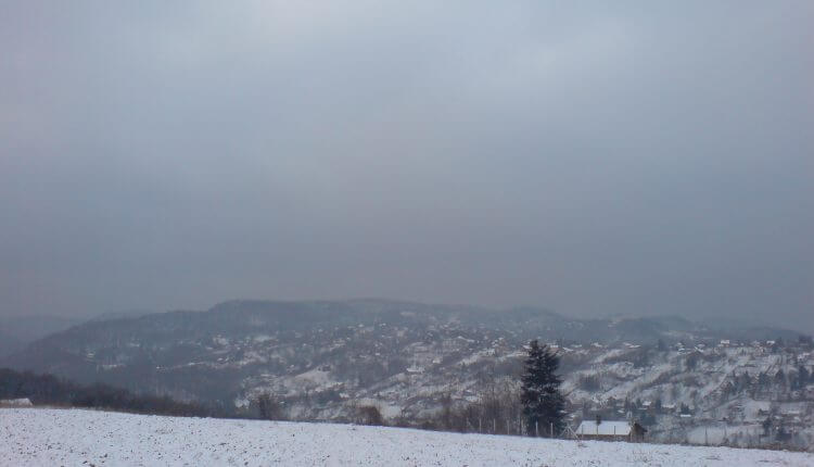 Sneg na obroncima Fruške Gore