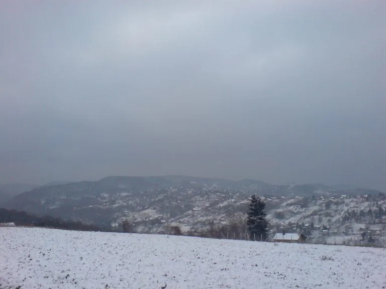 Sneg na obroncima Fruške Gore