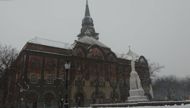 Sneg u Subotici - 27. feb ujutru