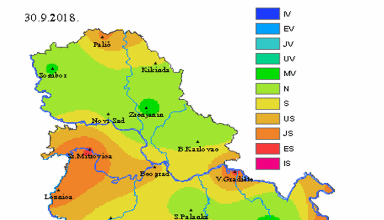 Suša u delovima Vojvodine