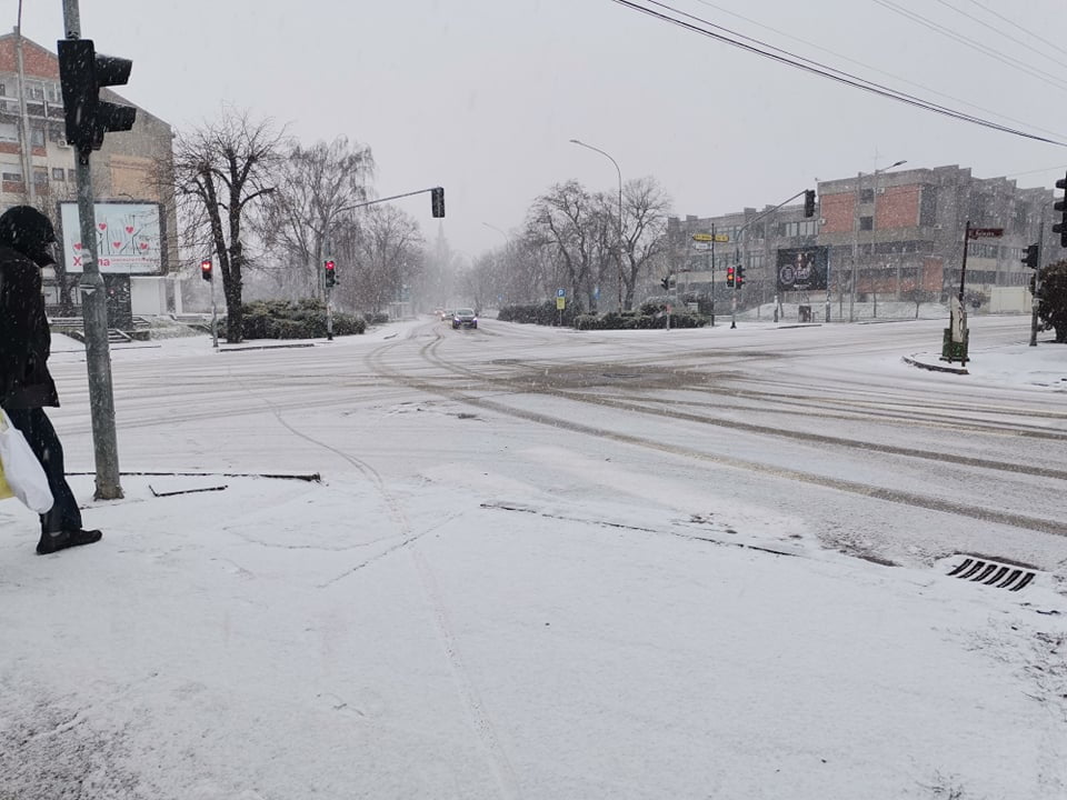Sneg u Sremskoj Mitrovici