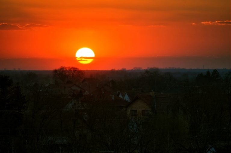 Martovski zalazak u Kuli (Foto: Ljubomir Drinčić)