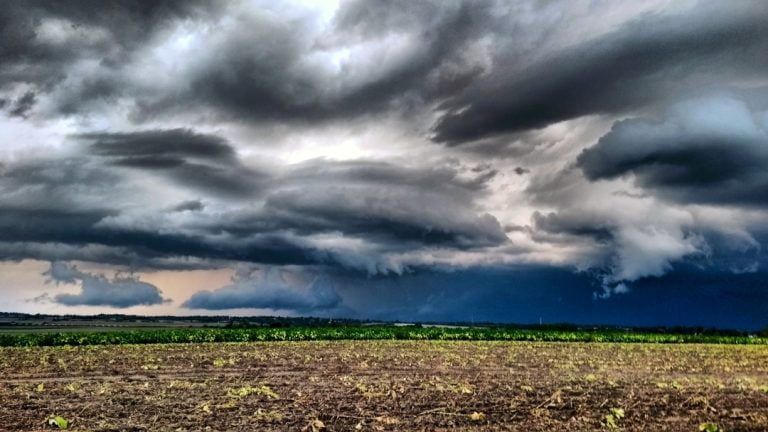 Konvektivna oblačnost u Sremu krajem septembra (Foto: Geza Vince)