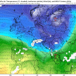 Hladna vazdušna masa zahvatiće veći deo Evrope (ECMWF za 13.12) - tropicaltidbits.com