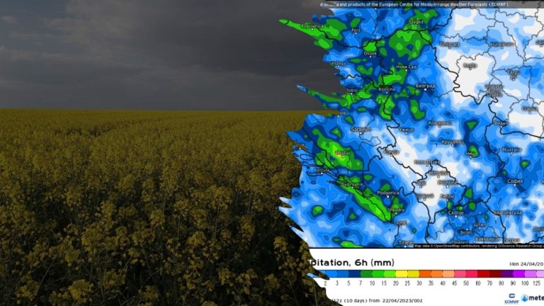 Promena vremena stiže u ponedeljak 24.04 (Sandor Marija Galambos / meteologix.com)
