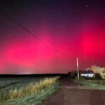 Bačko Dušanovo - Aurora borealis -oko 17:30 (Foto: Đorđe Anđelić)