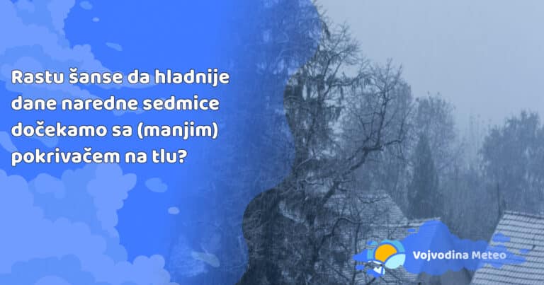 Najava promene vremena 7-8 januara (Foto u pozadini: Kula 2023 ; Ljubomir Drinčić)