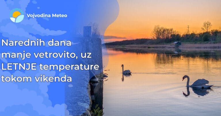Najava za kraj marta i početak aprila (Foto u pozadini: Vladimir Gubaš)