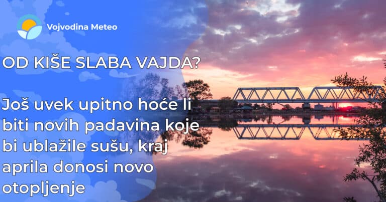 Najava za treću dekadu aprila (Foto u pozadini: Vladislav Tot)