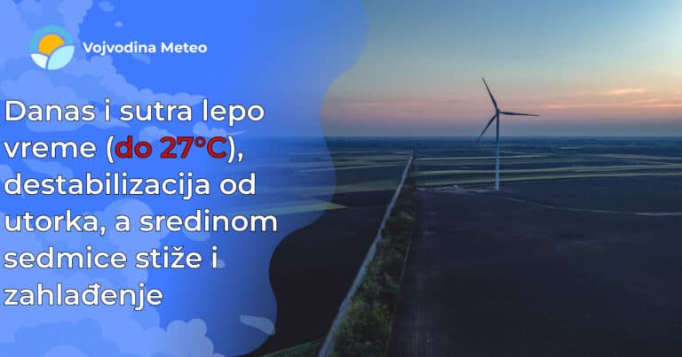Najava vremena za Uskršnje praznike i do 10 maja (Foto u pozadini: Vladislav Tot)