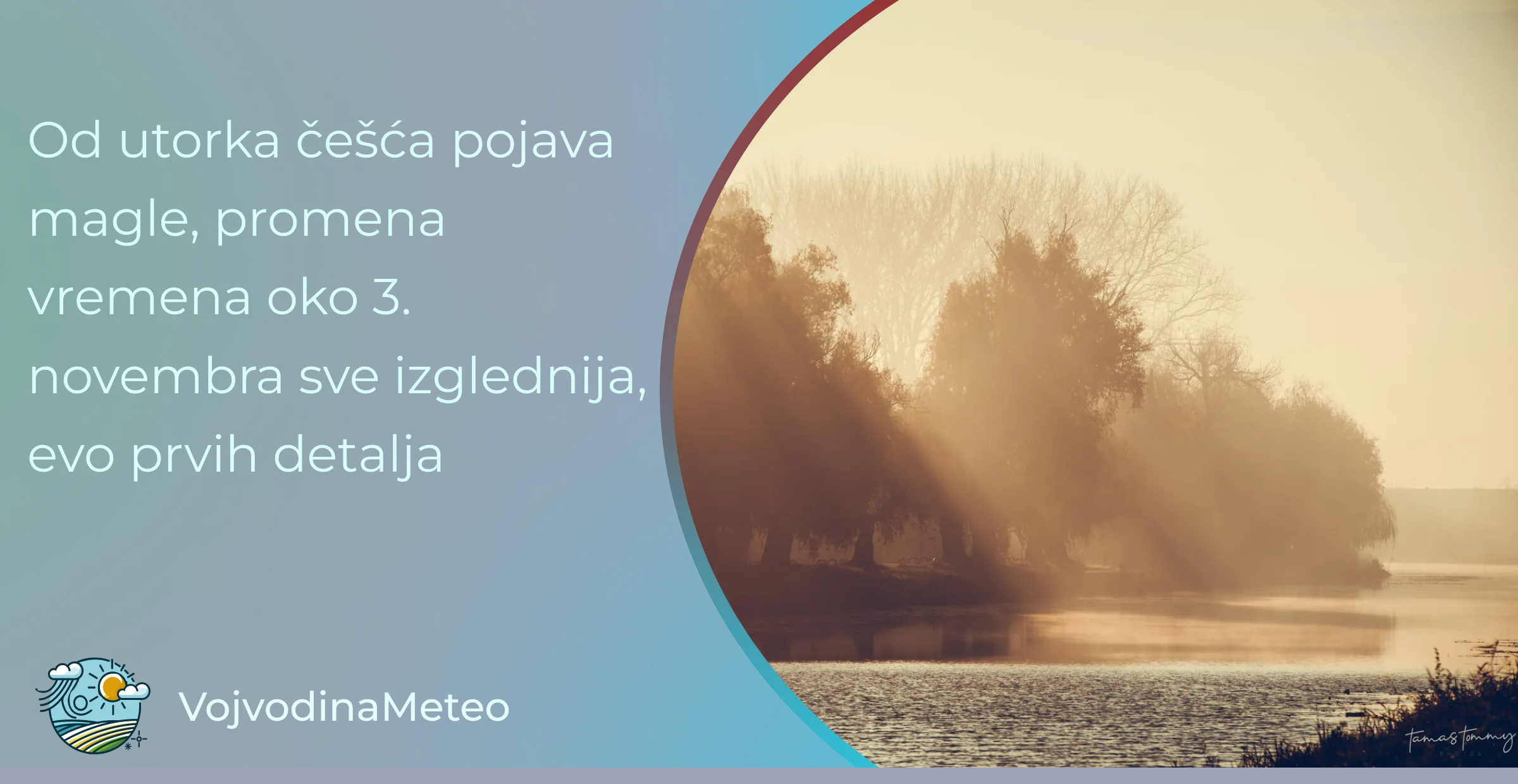 Vremenske prilike na kraju oktobra i početkom novembra 2024 (Foto u pozadini: Tomi Tamaš)