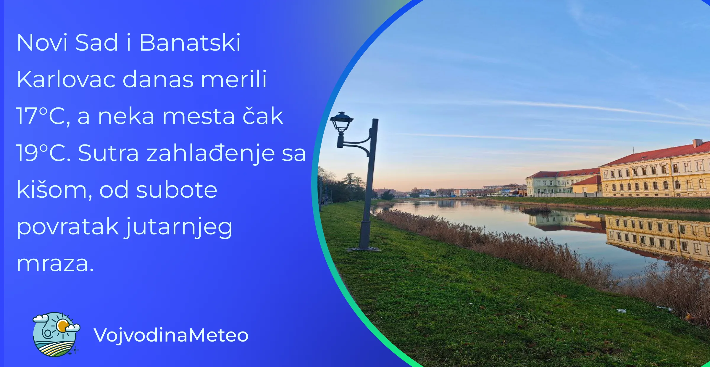 Najava fronta u petak i mrazeva od subote (Foto: Zrenjanin 8. januar, Jovan Čabrilo)