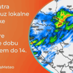 Najava vremena do kraja prve i početkom druge dekade maja (Mapa u pozadini: Pljuskovi i u utorak veče ; Izvor: meteologix.com)