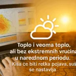 Najava vremenskih uslova za sredinu juna 2025
