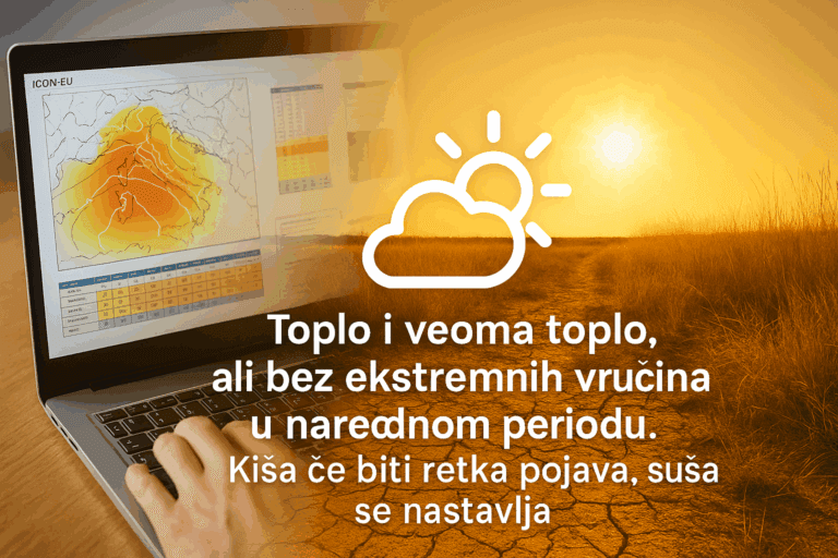 Najava vremenskih uslova za sredinu juna 2025