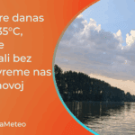 Prognoza vremena za kraj prve i veći deo druge dekade juna 2025 (Foto: Matja Uglješin ; Tisa kod Zrenjanina 8. jun)