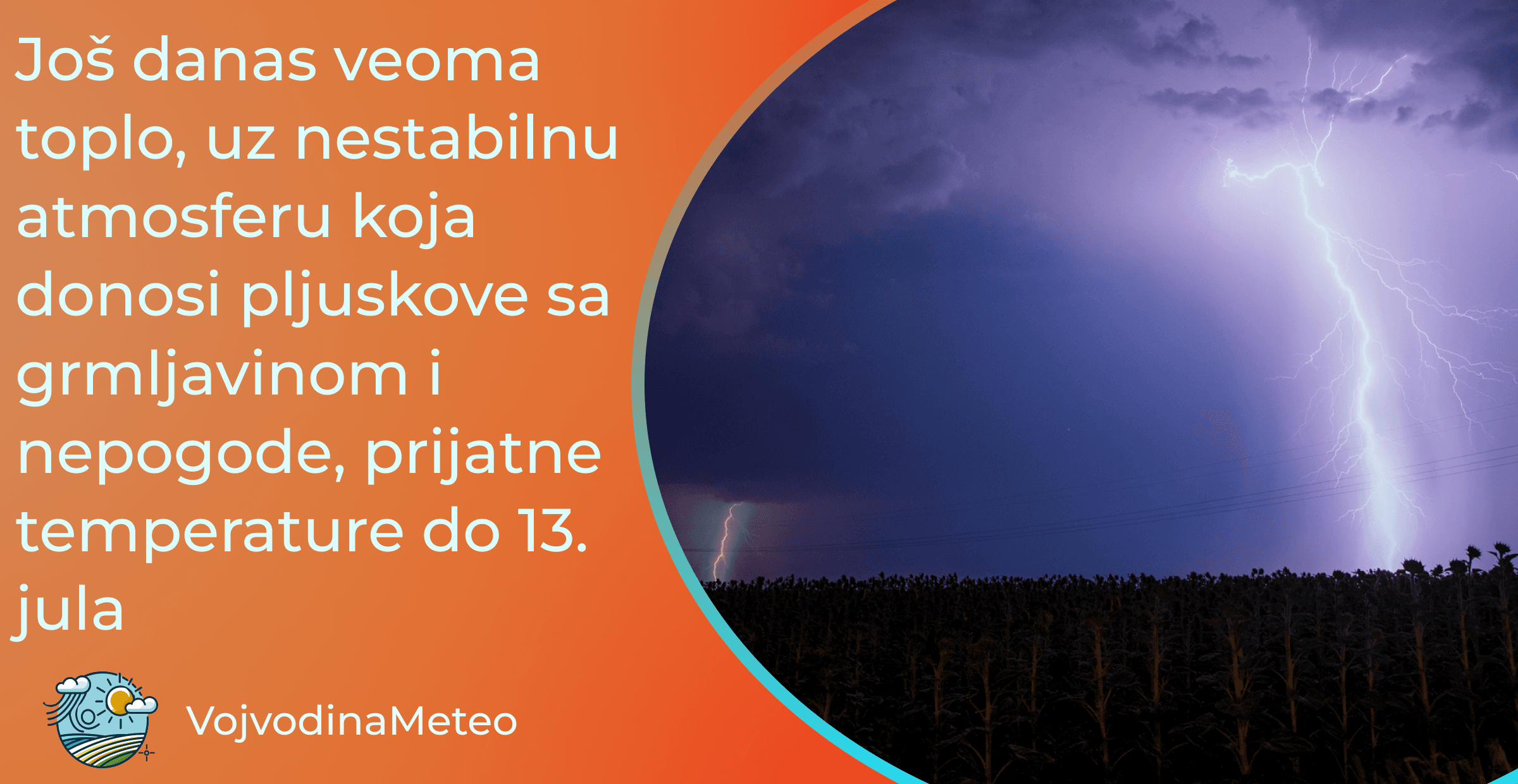 Najava današnje burne promene vremena i temperatura do kraja sedmice (Foto: Matija Uglješin)