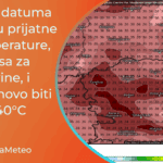 Najava vremenskih prilika do kraja druge i za početak treće dekade jula 2025 (Mapa: Tmax za 21.07 ECMWF ; meteologix.com)