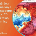Vrlo brzo ćemo ponovo meriti tropske temperature (Mapa: tropicaltidbits.com)