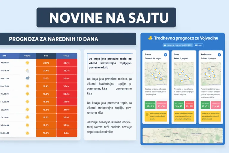 Avgustovske novine na sajtu 2025 - redizajn