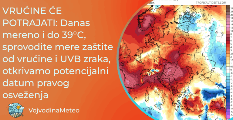 Vreme tokom druge dekade avgusta 2025 - tropska vrlina tokom većine dana (Mapa: tropicaltdbits.com)