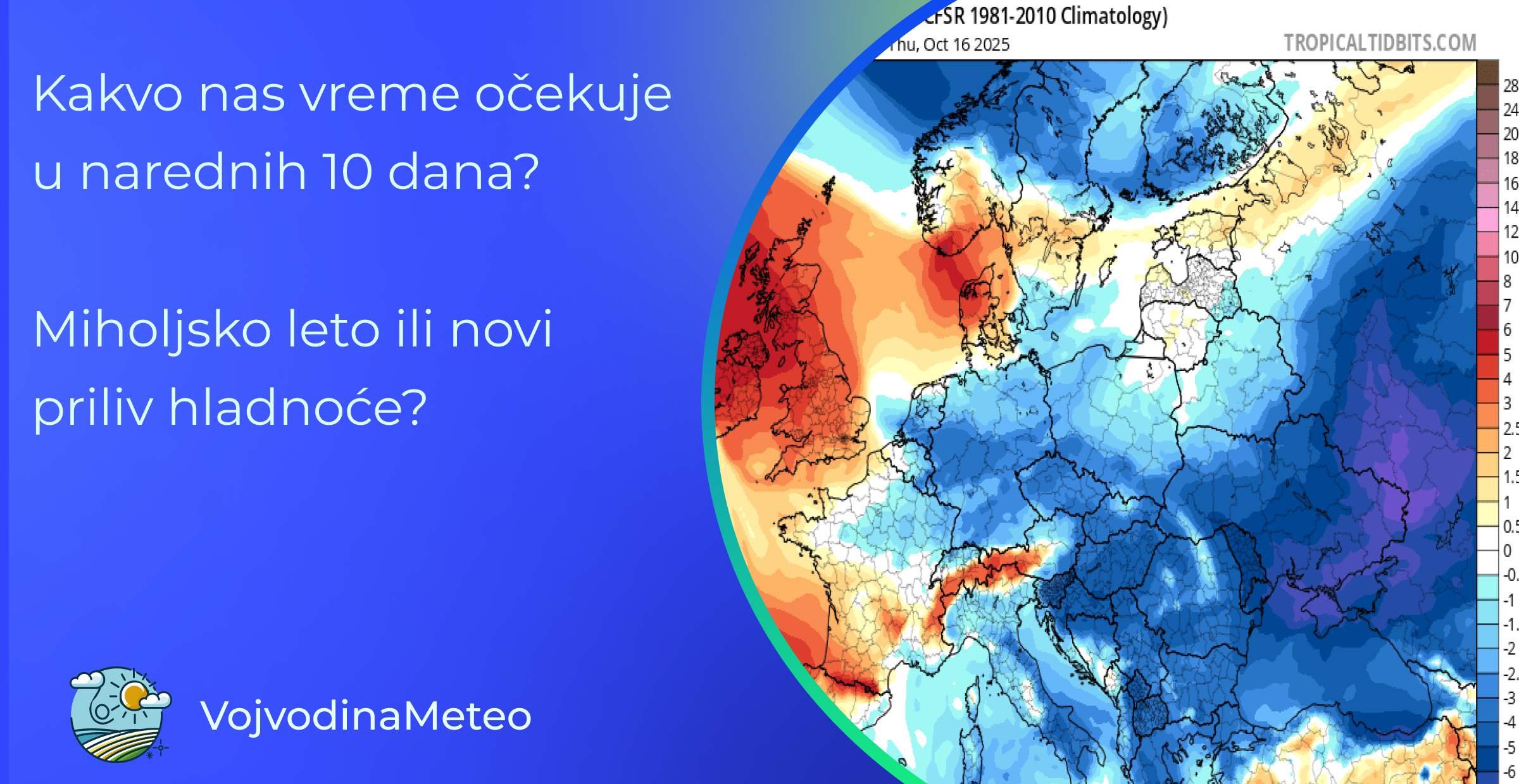 Kakvo nas vreme očekuje u narednih 10 dana? Miholjsko leto ili novi priliv hladnoće?