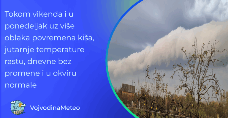 Najava vremenskih prilika do sredine novembra 2025 (Foto: Dejan Dejo Janjatović)