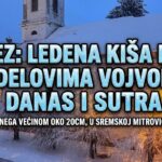 Najava ledene kiše u Vojvodini za 5 i 6. januar