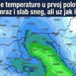 Prognoza za prvih do 10 15 dana februara 2026 (Mapa: meteologix.com ; Obrada: AI)