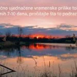 Vreme sredinom marta uglavnom suvo i često vetrovito (Foto: Jaroslava Gadelovski)